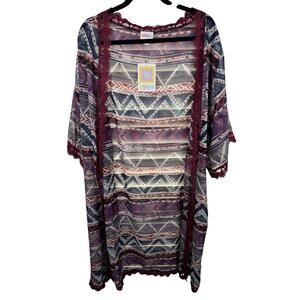 Lularoe - Chloe - S - Women's Sheer Coverup